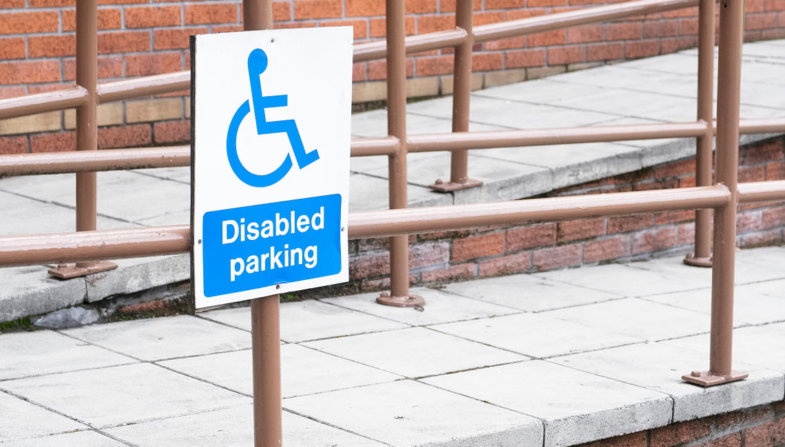 Blue Badge parking board